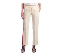 Zadig & Voltaire - Pantalon fluide avec bande latérale multicolore - Femme - Pantalons - Beige - Taille: 38 FR