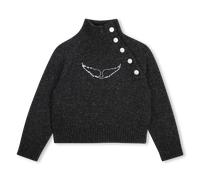 Zadig & Voltaire - Pull - Gris Chine - Fille - 14 Ans