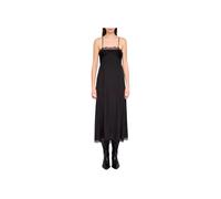 Zadig & Voltaire - Ridar Lace Midi Dress - Femme - Robes - Noir - Taille: 36 FR