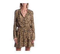 Zadig & Voltaire - Robe Courte à Imprimé Animal - Femme - Robes - Brun - Taille: 38 FR