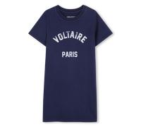 Zadig Voltaire - Robe Tee-shirt - Medieval Blue - Fille - 12 Ans