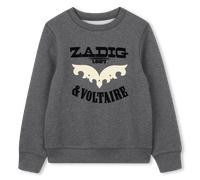 Zadig & Voltaire X60484 Sweatshirt Gris 6 Years Garçon