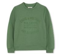 Zadig & Voltaire X60583 Sweatshirt Vert 14 Years Garçon