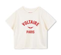 Zadig & Voltaire X60459 Short Sleeve T-shirt Blanc 4 Years Fille