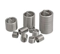 ZADIKO 50 Inserts filetés en Acier Inoxydable M6 M7 M8 M9 M10 M11 M12 M14 M16 M18 for la réparation de filetages(M12x1x2.5D)