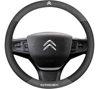 ZADIKO Couvre Volant Voiture pour Citroen 2 CV/Acadiane/AMI/AMI Electric 38CM, ntidérapant Respirant Fibre de Carbone Auto Decoration Interieur Accessoires