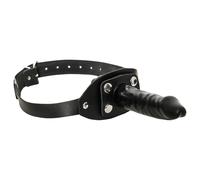 ZADO - bâillon bouche pénis - silicone noir