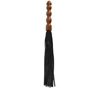 ZADO Bois de butin en cuir Fouets Marron Noir 60 cm