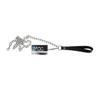 ZADO - laisse BDSM en métal pour collier (argent)