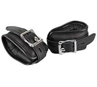 ZADO Menottes en Cuir, Noir, 22 à 32cm Noir