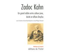 Zadoc kahn - Collectif - Eclat Eds De L' - broché - Etude