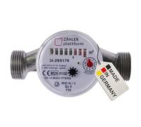 ZÄHLER plattform Compteur d'eau 2025 fabriqué en Allemagne Qn 1,5 BL 130 mm 1"