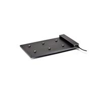 Zafferano Base de Charge à Contacts Multiples et Modulaire (Max 6 pièces) pour Poldina Pro, Poldina Pro Mini, Dama Pro, Pina Pro, AC220-240V 50/60Hz, Prise EU - Noir