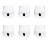 ZAFFERANO Bilia 6 Verres Noir Noir G