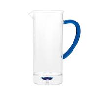 Zafferano Carafe haute Teca Mare en verre borosilicaté soufflé à la main, décor Étoile de mer, design élégant pour boissons et table, haute résistance