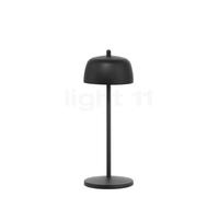 Zafferano Circe Lampe rechargeable LED noir Ce luminaire comporte des modules à LED prémontés de classes énergétiques A A++, A+, A