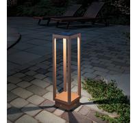 zafferano Home Lampadaire solaire avec piquet de terre, LED, LD0256R3,
