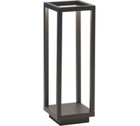 Zafferano, Home Pro, Lampe de Table Rechargeable et Sans Fil avec Contrôle Tactile, Convient pour le Salon et l'Extérieur, Dimmer, 3000 K, Hauteur 29,4 cm, Couleur Gris Foncé