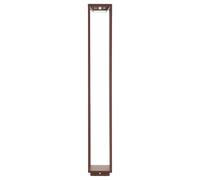 Zafferano, Home Solar Lamp, Lampadaire Sans Fil avec Panneau Solaire et Capteurs de Mouvement, Adapté à l'Extérieur, Variateur, 3000 K, Hauteur 100 cm, Couleur Corten