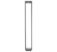 Zafferano, Home Solar Lamp, Lampadaire Sans Fil avec Panneau Solaire et Capteurs de Mouvement, Adapté à l'Extérieur, Variateur, 3000 K, Hauteur 100 cm, Couleur Gris Foncé