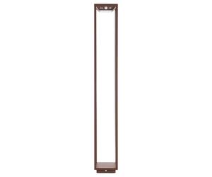 Zafferano, Home Solar Lamp, Lampadaire Sans Fil avec Panneau Solaire et Capteurs de Mouvement, Adapté à l'Extérieur, Variateur, 3000 K, Hauteur 100 cm, Couleur Corten