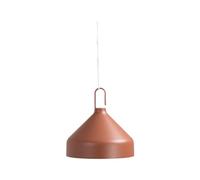 Zafferano, Lampe Amelie Suspension, Lampe de Table Rechargeable Sans Fil avec Contrôle Tactile, Convient pour Salon et Extérieur, Variateur, 2200-3000 K, Hauteur 12 cm, Couleur Terracotta