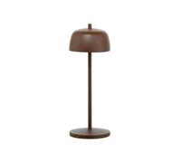 Zafferano, Lampe Circe, Lampe de Table Rechargeable sans Fil avec Contrôle Manuel, Adaptée pour Intérieurs et Extérieurs, Dimmer, 2200-3000 K Blanc Dynamique, Hauteur 30 cm, Couleur Corten