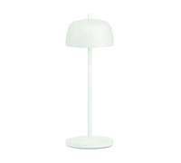 Zafferano, Lampe Circe, Lampe de Table Rechargeable sans Fil avec Contrôle Manuel, Adaptée pour Intérieurs et Extérieurs, Dimmer, 2200-3000 K Blanc Dynamique, Hauteur 30 cm, Couleur Blanc