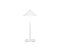 Zafferano Lampe de table Pina LD2660B3 LED – Sans fil rechargeable, tactile, pivotante, blanc 55 cm