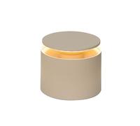 Zafferano, Lampe Push-Up, Lampe de Table Rechargeable et Sans Fil avec Contrôle Tactile, Utilisable également comme Lampe d'Extérieur, Dimmer 2200-3000 K, Hauteur 80-100 cm, Couleur Sable