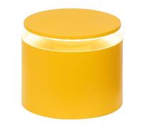 Zafferano, Lampe Push-Up, Lampe de Table Rechargeable et Sans Fil avec Contrôle Tactile, Utilisable également comme Lampe d'Extérieur, Dimmer 2200-3000 K, Hauteur 80-100 cm, Couleur Ocre