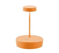 Zafferano, Lampe Swap Mini, Lampe de Table Rechargeable et Sans Fil avec Contrôle Tactile, Convient pour le Salon et l'Extérieur, Dimmer, 2700 K, Hauteur 14,8 cm, Couleur Orange