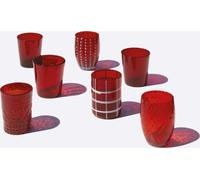 ZAFFERANO Melting Pot 6 Verres Rouges Assortis