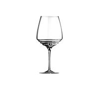 Zafferano Esperienze - Verre à Vin Rouge de Qualité - Set de Dégustation de Vin, en Verre de Cristal, cl 80 h 242mm d 112mm - Set 6 Pièces