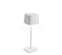 Zafferano Ofelia Lampe rechargeable LED blanc - 29 cm Ce luminaire comporte des modules à LED prémontés de classes énergétiques A A++, A+, A