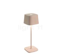 Zafferano Ofelia Lampe rechargeable LED sable - 29 cm Ce luminaire comporte des modules à LED prémontés de classes énergétiques A A++, A+, A