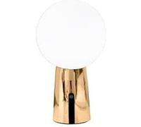 Zafferano- Lampe de table Zafferano Olimpia Pro en aluminium rechargeable avec chargeur USB Aiino, LED variation tactile, prot. IP54, 3000K, usage intérieur/extérieur, h26 cm, or