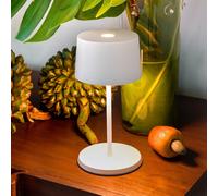 Zafferano Olivia Lampe rechargeable LED blanc - 22 cm Ce luminaire comporte des modules à LED prémontés de classes énergétiques A A++, A+, A