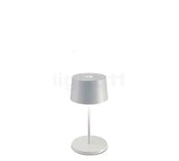 Zafferano Olivia Lampe rechargeable LED blanc - 22 cm Ce luminaire comporte des modules à LED prémontés de classes énergétiques A A++, A+, A