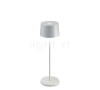 Zafferano Olivia Lampe rechargeable LED blanc - 35 cm Ce luminaire comporte des modules à LED prémontés de classes énergétiques A A++, A+, A