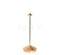 Zafferano Pina Lampe rechargeable LED feuille d’or Ce luminaire comporte des modules à LED prémontés de classes énergétiques A A++, A+, A
