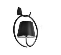 Zafferano Poldina Applique LED anneau gris foncé Ce luminaire comporte des modules à LED prémontés de classes énergétiques A A++, A+, A