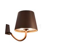 Zafferano Poldina Applique LED conique marron Ce luminaire comporte des modules à LED prémontés de classes énergétiques A A++, A+, A