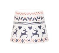 Zafferano, Poldina Cover Edition Spéciale Noël, Coque en Métal pour Lampe de Table, Compatible avec les Lampes Poldina, Crée en Italie, Ø11.4 x 8.9 cm, Couleur Blanc - Cerf