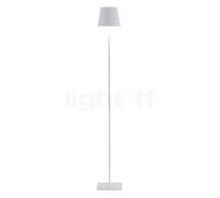 Zafferano Poldina Lampe rechargeable LED blanc - 52/87/122 cm Ce luminaire comporte des modules à LED prémontés de classes énergétiques A A