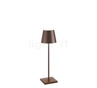 Zafferano Poldina Lampe rechargeable LED marron - 38 cm , fin de série