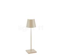 Zafferano Poldina Lampe rechargeable LED sable - 38 cm , fin de série Ce luminaire comporte des modules à LED prémontés de classes énergétiques A A++, A+, A