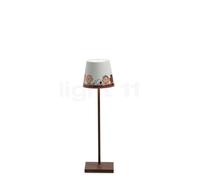 Zafferano Poldina Peanuts Lampe rechargeable LED motif 5 Ce luminaire comporte des modules à LED prémontés de classes énergétiques A A++, A+, A