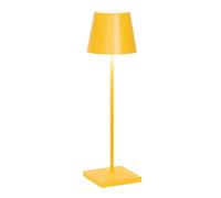 ZAFFERANO Poldina PRO Lampe De Table 38Cm LED Rechargeable Sans Fil Ocre