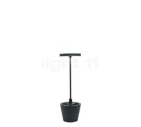 Zafferano Poldina Reverso Lampe rechargeable LED gris foncé , Vente d'entrepôt, neuf, emballage d'origine Ce luminaire comporte des modules à LED prémontés de classes énergétiques A A++, A+, A